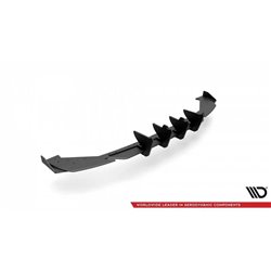 Maxton - Street Pro Diffuseur Arrière Complet Seat Leon FR Hatchback Mk4 Noir + Rabats Brillant 