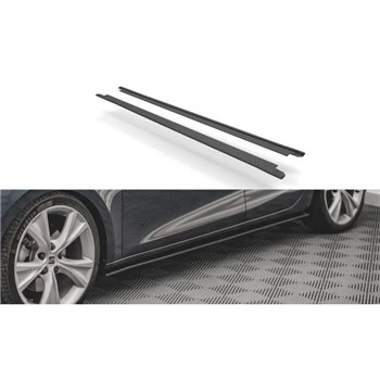 Maxton - Street Pro Rajouts Des Bas De Caisse Seat Leon FR Mk4 Noir-Rouge