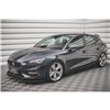 Maxton - Street Pro Rajouts Des Bas De Caisse Seat Leon FR Mk4 Noir-Rouge