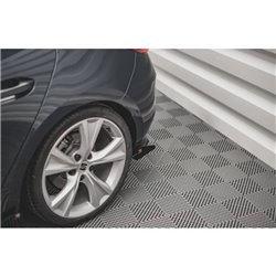 Maxton - Street Pro Diffuseur Arrière Complet Seat Leon FR Hatchback Mk4 Noir-Rouge + Rabats Brillant