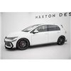 Maxton - Street Pro Rajouts Des Bas De Caisse Volkswagen Golf GTI Clubsport Mk8 Facelift Noir-Rouge + Rabats Brillant