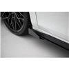 Maxton - Street Pro Rajouts Des Bas De Caisse Volkswagen Golf GTI Clubsport Mk8 Facelift Noir-Rouge + Rabats Brillant