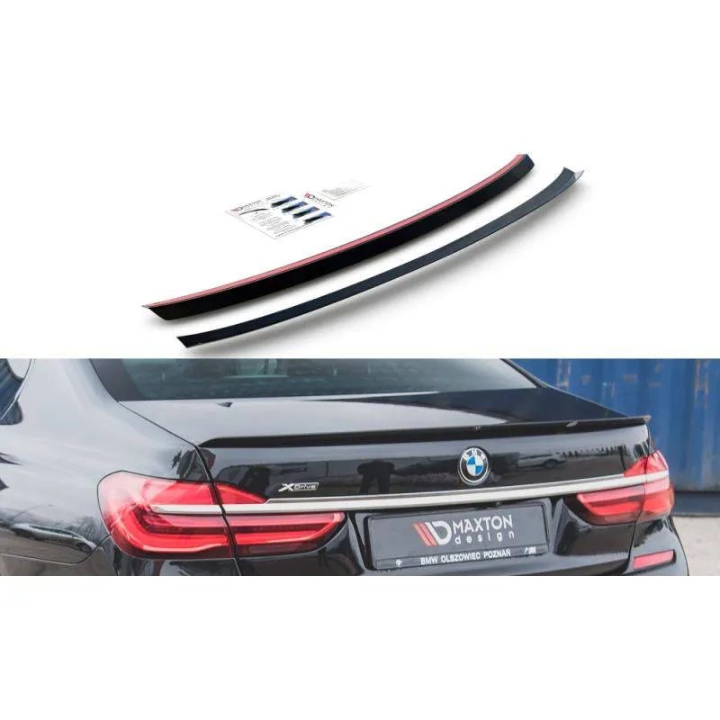 Maxton - Spoiler Cap BMW 7 G11 / G12 Noir Brillant