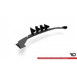 Maxton - Street Pro Diffuseur Arrière Complet Seat Leon FR Hatchback Mk4 Rouge + Rabats Brillant