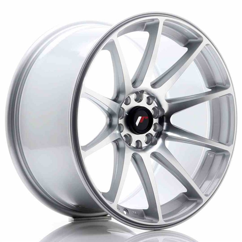 JR Wheels JR11 18x9,5 ET30 5x100/108 Silver Machined JR Wheels JR11 18x9,5 ET30 5x100/108 Silver Machined
