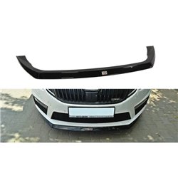 Maxton - Lame Du Pare-Chocs Avant V.2 Skoda Octavia RS Mk3 Noir Brillant