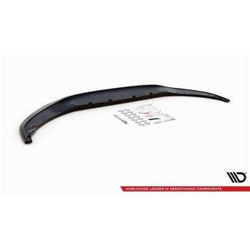 Maxton - Lame Du Pare-Chocs Avant V.1 BMW 7 M-Pack G11 /G12 Noir Brillant