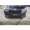 Maxton - Lame Du Pare-Chocs Avant V.2 BMW 7 M-Pack G11 /G12 Noir Brillant