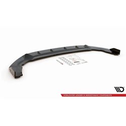 Maxton - Lame Du Pare-Chocs Avant V.1 + Ailerons Volkswagen Golf GTI Clubsport Mk8 Noir Brillant