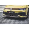 Maxton - Lame Du Pare-Chocs Avant V.3 Volkswagen Golf GTI Clubsport Mk8 Noir Brillant