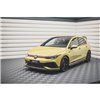 Maxton - Lame Du Pare-Chocs Avant V.3 Volkswagen Golf GTI Clubsport Mk8 Noir Brillant