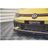 Maxton - Lame Du Pare-Chocs Avant V.3 Volkswagen Golf GTI Clubsport Mk8 Noir Brillant