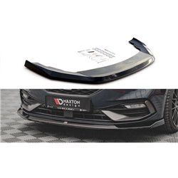 Maxton - Lame Du Pare-Chocs Avant V.3 Seat Leon FR Mk4 Noir Brillant
