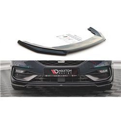 Maxton - Lame Du Pare-Chocs Avant V.4 Seat Leon FR Mk4 Noir Brillant