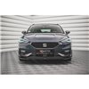Maxton - Lame Du Pare-Chocs Avant V.4 Seat Leon FR Mk4 Noir Brillant