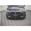 Maxton - Lame Du Pare-Chocs Avant V.2 Seat Leon FR Mk4 Noir Brillant
