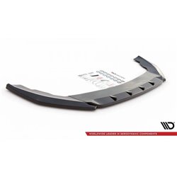 Maxton - Lame Du Pare-Chocs Avant V.2 Seat Leon FR Mk4 Noir Brillant