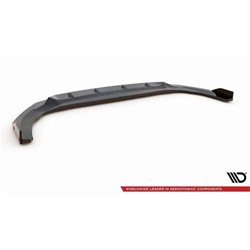 Maxton - Lame Du Pare-Chocs Avant V.2 + Ailerons Volkswagen Golf GTI / GTE / GTD / R-Line Mk8 Noir Brillant