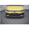 Maxton - Lame Du Pare-Chocs Avant V.4 Volkswagen Golf GTI Clubsport Mk8 Noir Brillant