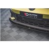 Maxton - Lame Du Pare-Chocs Avant V.4 Volkswagen Golf GTI Clubsport Mk8 Noir Brillant