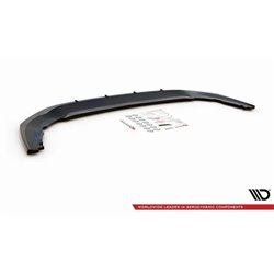 Maxton - Lame Du Pare-Chocs Avant V.4 Volkswagen Golf GTI Clubsport Mk8 Noir Brillant