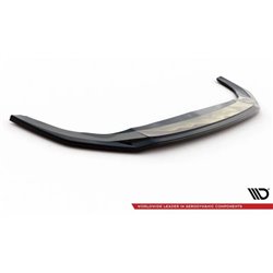 Maxton - Lame Du Pare-Chocs Avant V.4 Volkswagen Golf GTI / GTE / GTD / R-Line Mk8 Noir Brillant