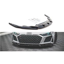 Maxton - Lame Du Pare-Chocs Avant V.1 Audi R8 Mk2 Facelift Noir Brillant