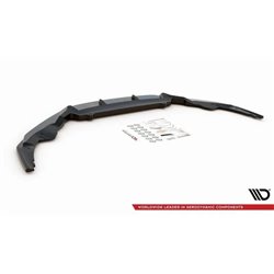 Maxton - Lame Du Pare-Chocs Avant V.1 Audi R8 Mk2 Facelift Noir Brillant