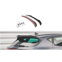 Maxton - Spoiler Cap Seat Leon FR Mk4 / Cupra Leon Hatchback Noir Brillant