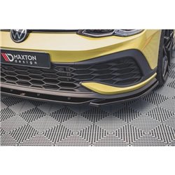 Maxton - Lame Du Pare-Chocs Avant V.2 Volkswagen Golf GTI Clubsport Mk8 Noir Brillant