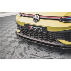 Maxton - Lame Du Pare-Chocs Avant V.2 Volkswagen Golf GTI Clubsport Mk8 Noir Brillant