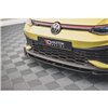 Maxton - Lame Du Pare-Chocs Avant V.2 Volkswagen Golf GTI Clubsport Mk8 Noir Brillant