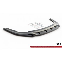 Maxton - Lame Du Pare-Chocs Avant V.2 Volkswagen Golf GTI Clubsport Mk8 Noir Brillant