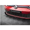 Maxton - Lame Du Pare-Chocs Avant V.5 Volkswagen Golf GTI / GTE / GTD / R-Line Mk8 Noir Brillant