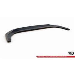 Maxton - Lame Du Pare-Chocs Avant V.5 Volkswagen Golf GTI / GTE / GTD / R-Line Mk8 Noir Brillant