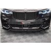 Maxton - Lame Du Pare-Chocs Avant V.1 BMW X7 M-Pack G07 Noir Brillant
