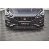 Maxton - Lame Du Pare-Chocs Avant V.1 Seat Leon FR Mk4 Noir Brillant