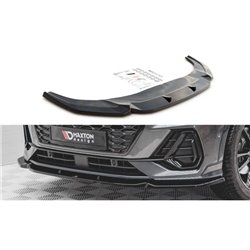 Maxton - Lame Du Pare-Chocs Avant V.1 Audi Q3 Sportback S-Line F3 Noir Brillant