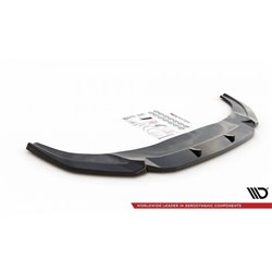 Maxton - Lame Du Pare-Chocs Avant V.1 Audi Q3 Sportback S-Line F3 Noir Brillant