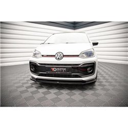 Maxton - Lame Du Pare-Chocs Avant Volkswagen Up GTI Noir Brillant