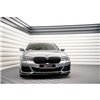 Maxton - Lame Du Pare-Chocs Avant V.2 BMW 5 M-Pack / M550i / M550d Sedan / Touring G30 / G31 Facelift Noir Brillant