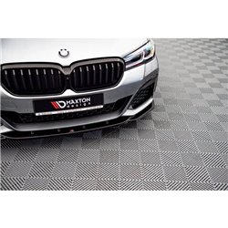 Maxton - Lame Du Pare-Chocs Avant V.2 BMW 5 M-Pack / M550i / M550d Sedan / Touring G30 / G31 Facelift Noir Brillant
