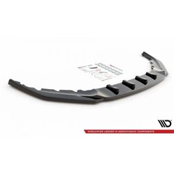 Maxton - Lame Du Pare-Chocs Avant V.2 BMW 5 M-Pack / M550i / M550d Sedan / Touring G30 / G31 Facelift Noir Brillant