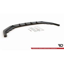 Maxton - Lame Du Pare-Chocs Avant V.2 BMW 5 M-Pack / M550i / M550d Sedan / Touring G30 / G31 Facelift Noir Brillant