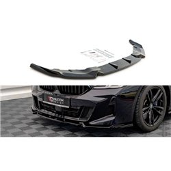 Maxton - Lame Du Pare-Chocs Avant BMW 6 GT M-Pack G32 Facelift Noir Brillant