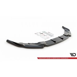 Maxton - Lame Du Pare-Chocs Avant BMW 6 GT M-Pack G32 Facelift Noir Brillant