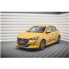 Maxton - Lame Du Pare-Chocs Avant V.2 Peugeot 208 Mk2 Noir Brillant
