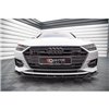 Maxton - Lame Du Pare-Chocs Avant V.1 Audi A7 C8 Noir Brillant