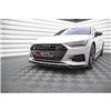 Maxton - Lame Du Pare-Chocs Avant V.2 Audi A7 C8 Noir Brillant