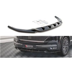 Maxton - Lame Du Pare-Chocs Avant V.2 Volkswagen T6.1 Noir Brillant